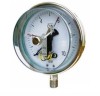Magnetic electric contact pressure gauge