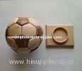 Hand-crafted Wooden Craft Football 1:1 , Wooden Coin Box