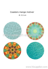 customized beautiful appearance placemats MDF cork coaster