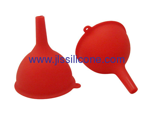 Food approved silicone funnels in middle size