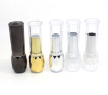 Circular plastic transparent lipstick tubes