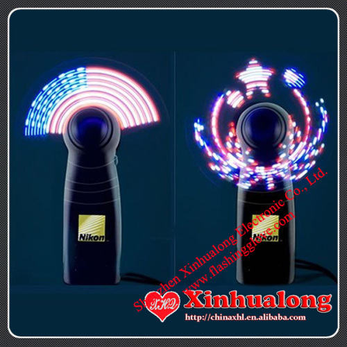 LED Mini Fan Advertised with Your Massage