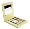 High quality 5 colours cardboard cosmetic packaging box W/mirror