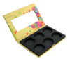 New design 4 colours paper material eyeshadow case/cosmetic packing OEM
