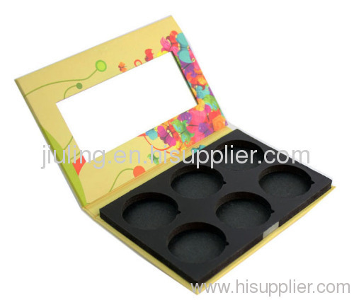 New design 4 colours paper material eyeshadow case/cosmetic packing OEM
