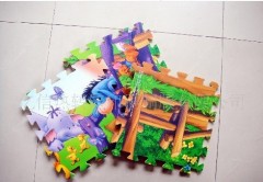 Heat transfer printing jigsaw puzzle film