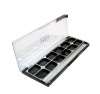 Makeup packing 12 colours square shape plastic eyeshadow case