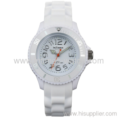 Lovely child watch small size 36mm with Japan movt CE & RoHS certified watches white color