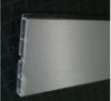 100mm Aluminum / PVC Kitchen Skirting Board plinths With Silver Brush