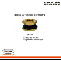 Large bore tubeless spud