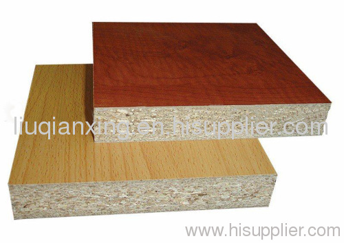 Color And Wood Grain Melamine Chipboard