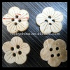 4Hole Flower Shape Wooden Buttons