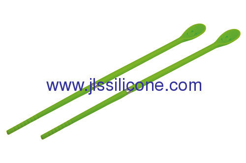 abrasion resistant smile face silicone chopsticks