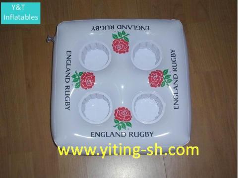 Inflatable drink tray, Inflatable can holder/seat, promotional inflatables