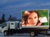 Wateproof P7 Mobile Truck Mounted LED Screen , 1R1G1B DIP Video Walls