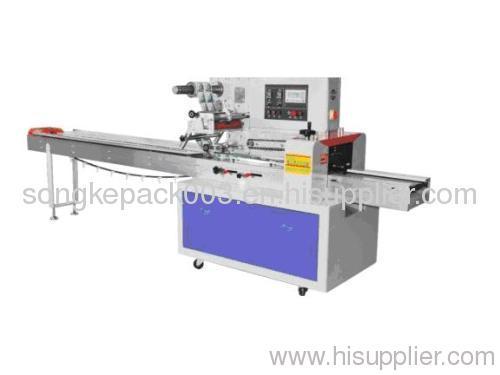 SK-W450 Horizontal Packing Machine for corn cookie,snow cookie,custard pie,chocolate,bread,instant noodles,moon cake,