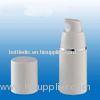 PP / AS Plastic Cosmetic Container White Airless 15ml 30ml 50ml