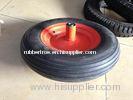 Solid Powder Rubber Trolley Wheels 4.00-8 For Wheelbarrow