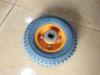 Flexible Rubber Powder PU Trolley Wheels For vehicles , 2.50-4 PU1403
