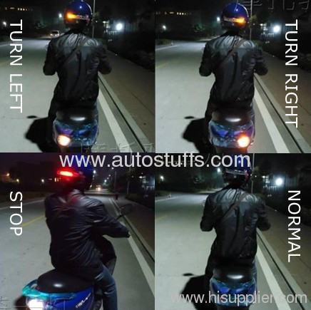 LED Wireless Helmet Turn and Brake Light for Motorcycles