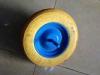 Solid PU Flat Free Cart Wheels 3.50-8 PU1402 For Wheelbarrow