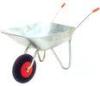 Stainless Steel Construction Steel Wheelbarrow With Two Handles