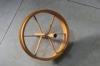 Metal Wheel Barrow Rim With A Ball Bearing , Hand trolley Rim 3.50-10