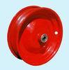 Roll Bearing Wheel Barrow Rim Fabricated With Steel 4.00-8L