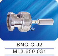 BNC male connector,Crimp BNC-C-J2