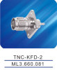 TNC female connector with flange,microstrip,TNC-KFD