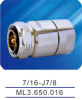 7/16 male connector ,7/16-J7/8