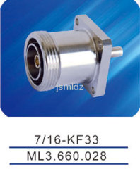 7/16 female connector with flange ,7/16-kF33