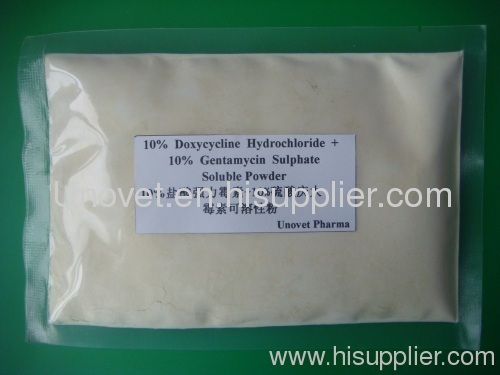 Gentamycin 10% and Doxycycline 10% Water Soluble Powder