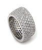 Fashion large CZ stone ring for men