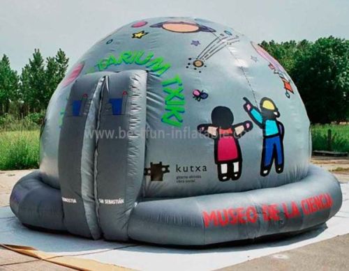 Inflatable Planetarium Dome Tent With Air Lock