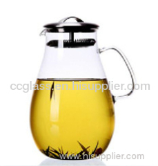 Highly Transparent Borosilicate Glass Coffee Pot Teapot