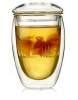 Pyrex Borosilicate Double Wall Glass Tea Cups