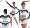 3D Embroidery Cheerleading Sportswear Multi-color