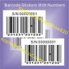 Custom Blank Labels for Barcode Sticker Printer,Anti-counterfeiting Barcode Asset Sticker,Destructible Vinyl Labels