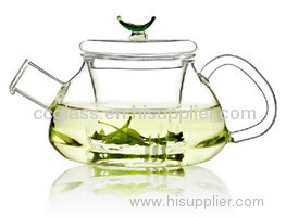 Insulated Hand Made Glass Tea Pot Coffee Pot