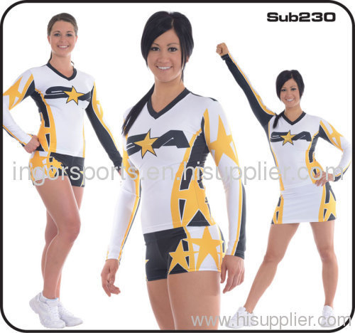 Antimicrobial Cheerleading Sportswear for Allstar Cheer Teams