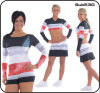 All Star Teams Cheerleading Sportswear , Vivid Logo Cheer Uniforms