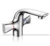 Single lever basin tap