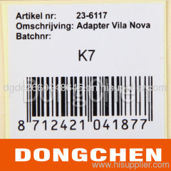 Large supply custom barcode label for supermarket, barcode label manufacturer