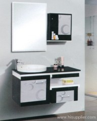 Fashion color bathroom Furniture Pvc Cabinet