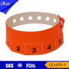 GJ-6070-5 Vinyl disposable armband for ticket use