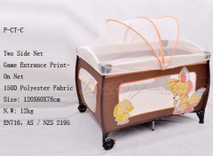 china baby playpen of cartoon style