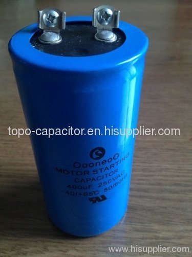 OOONEOO CD60 Motor Starting Capacitores, 400MFD, 250VAC, Metal, Blue, Round