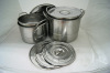 High quality mirror polish stainless steel high stock pot