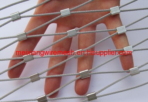 Stainless steel rope decorative mesh